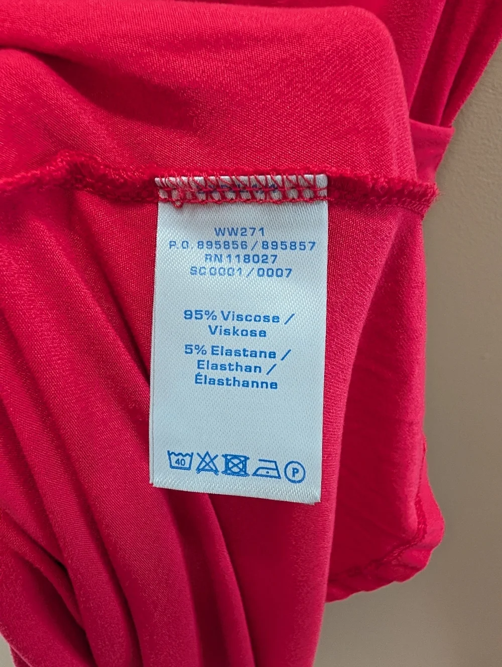 Boden Fuchsia Sleeveless Swing Dress Size 6 Long